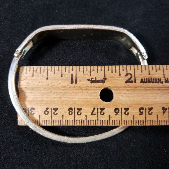 Native Mosaic Abalone Shell Floral Bracelet Mexico Vintage Bohemian Jewelry - Picture 7 of 8